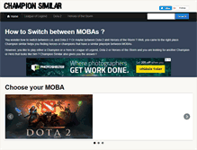 Tablet Screenshot of championsimilar.net